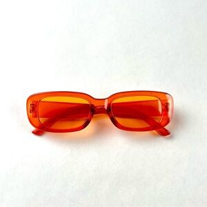 Chic Orange Sunglasses